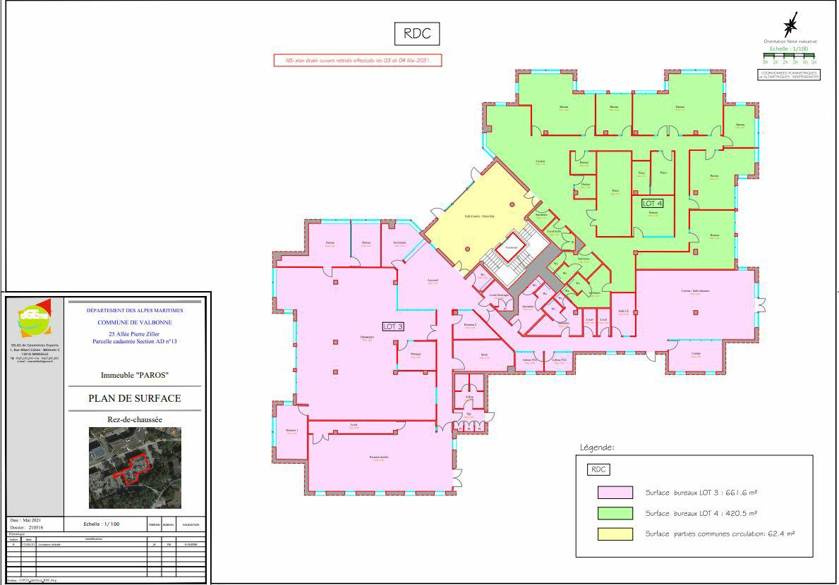 Bureau Sophia Antipolis 1350m² Location bureau Sophia Antipolis Alpes-Maritimes OLBUR2115412 6